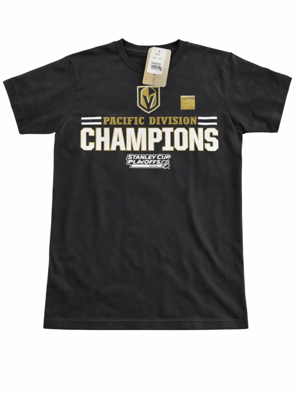 NWT Vegas Golden Knights 2018 Stanley Cup Playoffs Tee Small NHL Fanatics Black